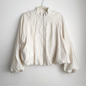 Tageechita statement Jacket dramatic Balloon Sleeve Blouson architectural large
